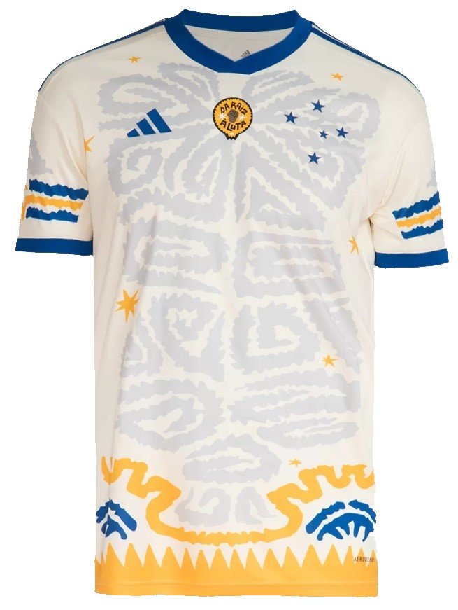 Camisa Cruzeiro 2023 Adidas oficial Consciencia Negra